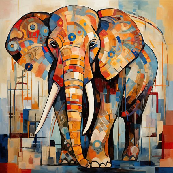 Abstract elephant by Imagine