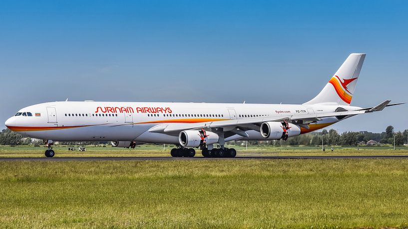Surinam Airways A340-300, Polderbaan par Christiaan Segerius
