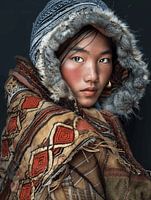 Porträt "Mädchen aus der Mongolei"