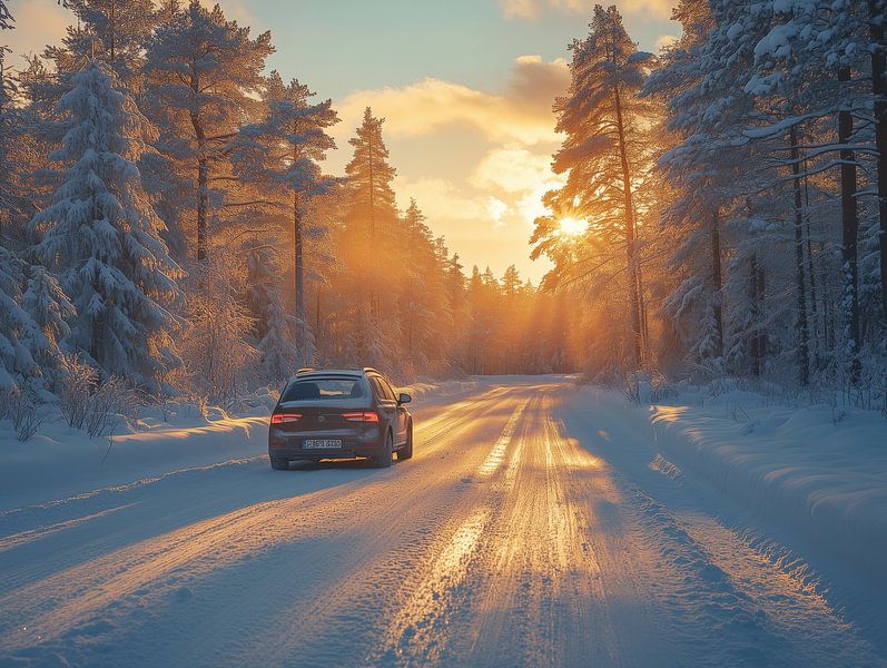 Auto im Winter von de-nue-pic