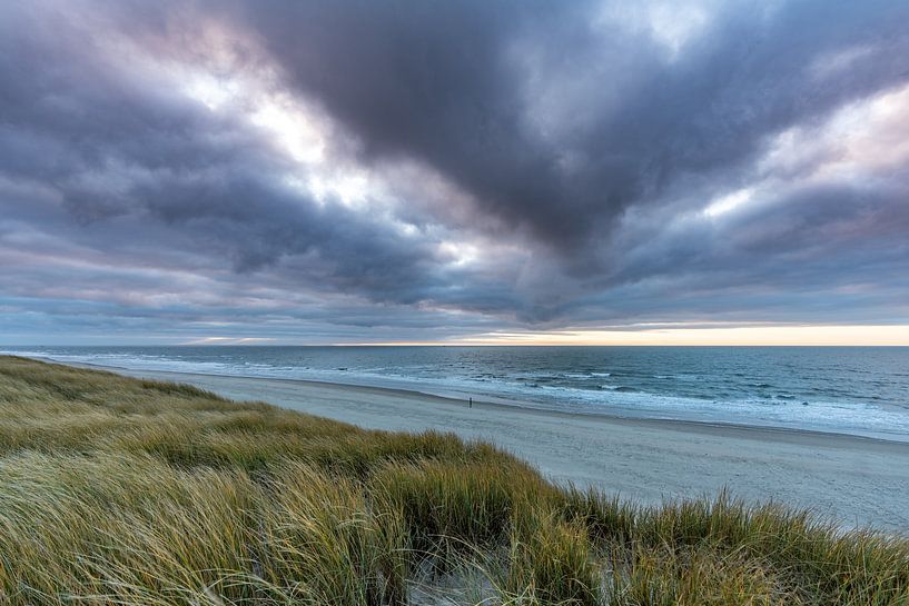 Paal 12 Texel Düne Sonnenuntergang von Texel360Fotografie Richard Heerschap