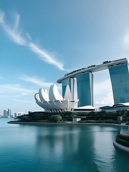 Zukünftige Marina Bay Sands Ansicht von Art Kingdom