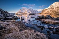 Uitzicht op de sneeuwberg
