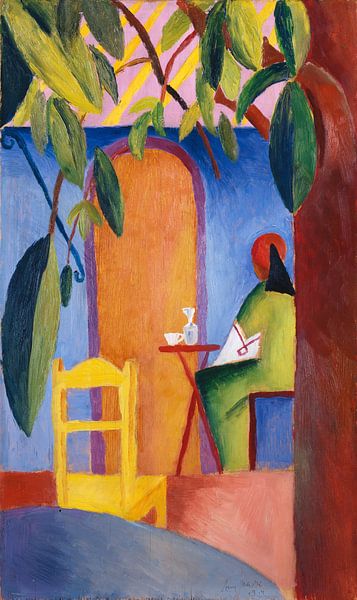 Türkisches Café, August Macke von Meisterhafte Meister