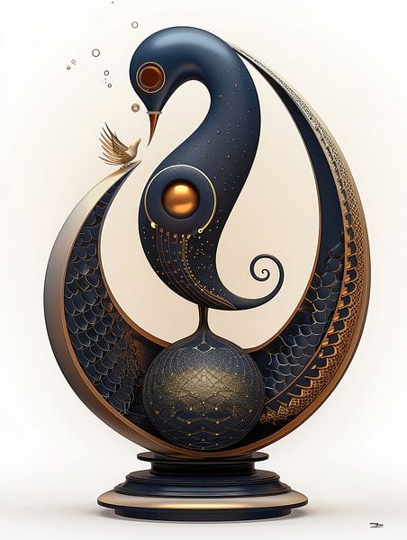 sculpture de l'animal et de l'homme par Gelissen Artworks