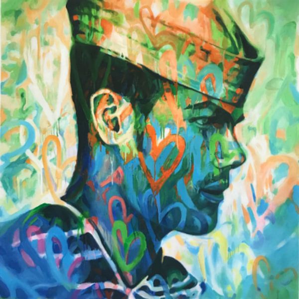 Motiv Jean - Love Pop Art von Team W 32 Gallery