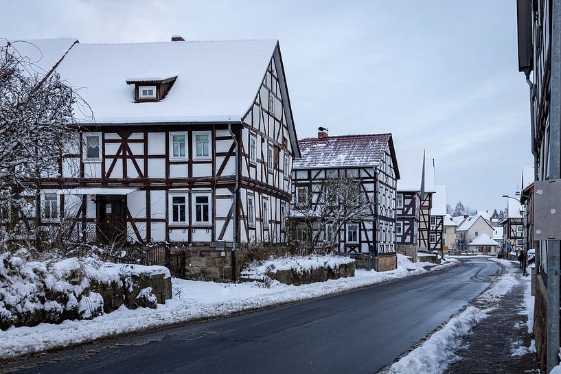 Herleshausen im Winter von Roland Brack