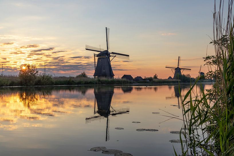 The windmills in Kinderdijk. by Henk Van Nunen Fotografie