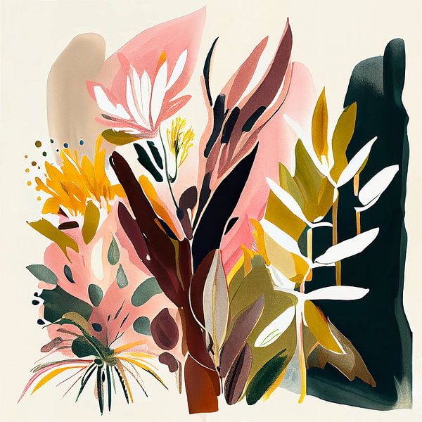 Botanische Blumenszene von Bianca ter Riet