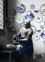 Milchmädchen Vermeer - blau