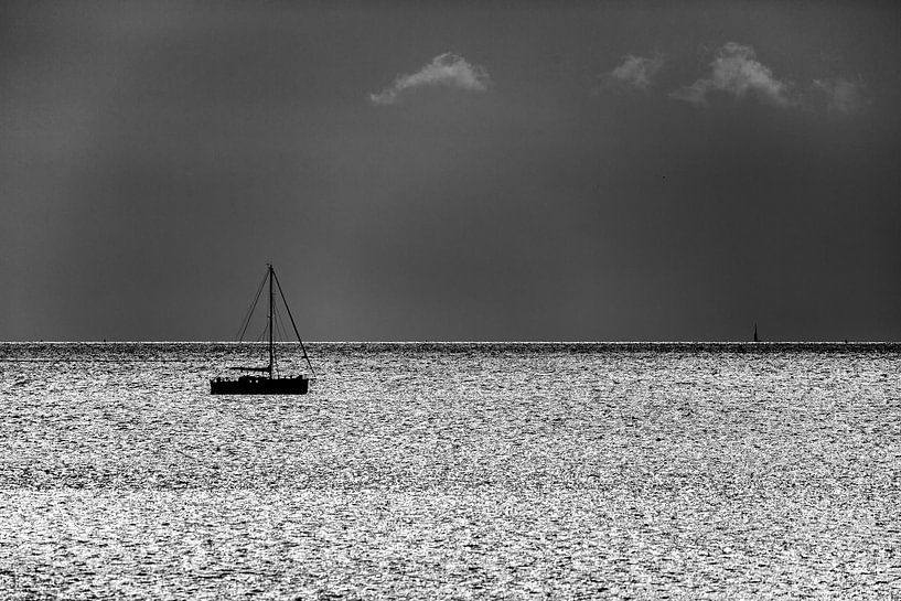 Silence au coucher du soleil sur la mer des Wadden par Texel eXperience