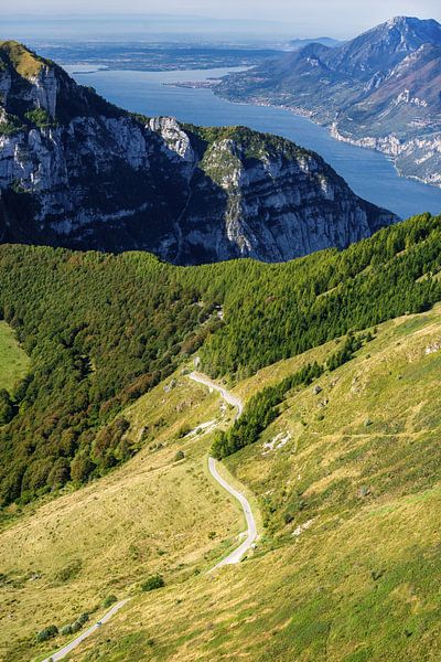 Lake Garda road at Monte Baldo by Daniel Pahmeier