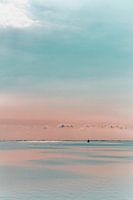 ice-cream lake with 1 boat