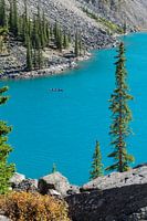 Canadian canoe on Moraine Lake, Canada