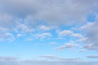 Ciel néerlandais au-dessus de la mer du Nord