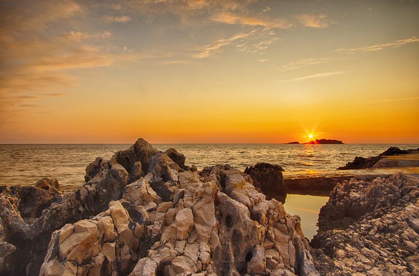 Sunset Funtana, Croatia by Patrick van Oostrom