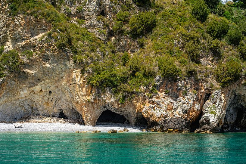 Caves at Cape Palinuro by Stefan Havadi-Nagy