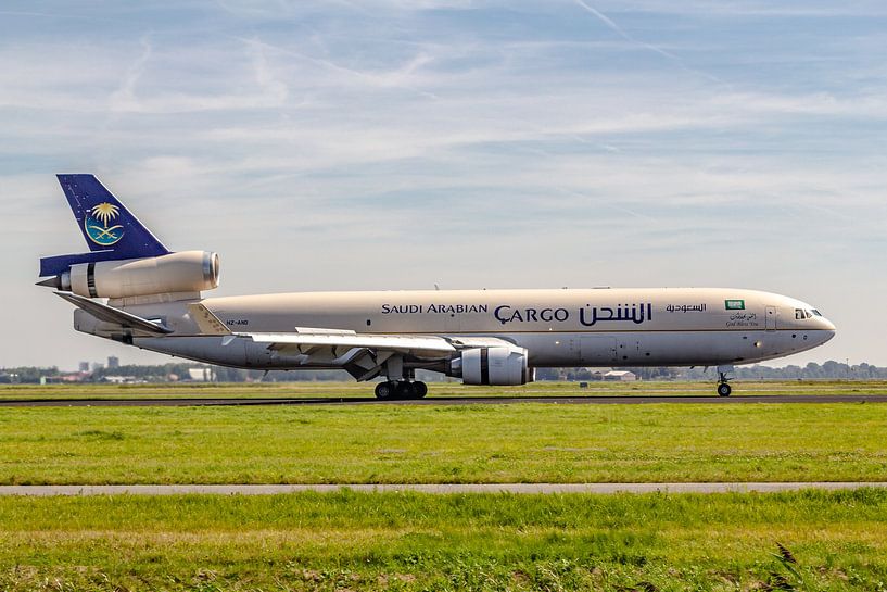 MD-11 of Saudi Arabian Cargo on the Polderbaan. by Jaap van den Berg
