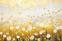 Blumen Gold und Weiß, Claude Monet