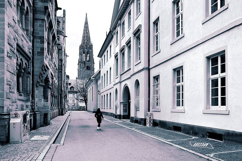 Vue sur les ruelles de Fribourg par Patrick Lohmüller