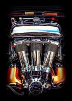 Bloc moteur brillant