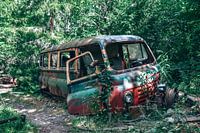 Schweden Autofriedhof Bastnas