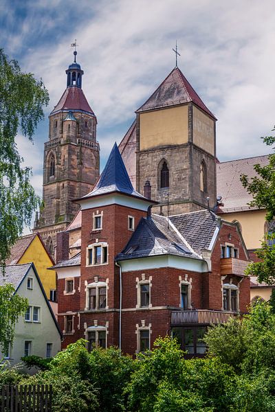 Historische Altstadt von Weissenburg in Bayern von ManfredFotos