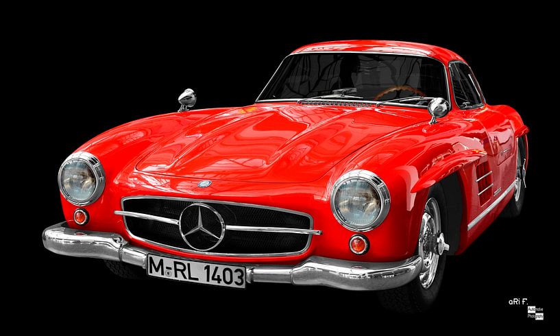 Mercedes Benz 300 SL Gullwing (W 198) par aRi F. Huber