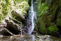 Waterfall in the Ardennes in Belgium