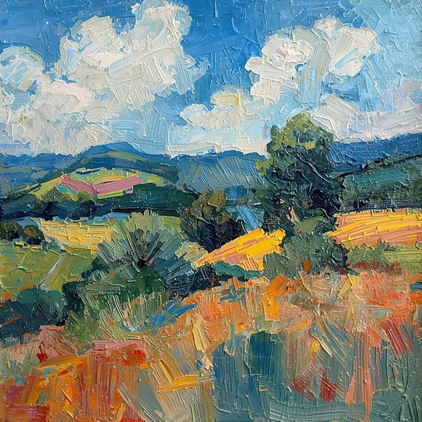 Hilly country by Kay Weber