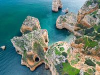 Ponta da Piedade cliffs in Portugal's Algarve region