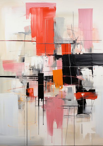 Abstrakte Kunst Bild Kunstdruck Gemälde von Niklas Maximilian