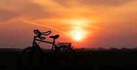 Fiets bij Zonsondergang