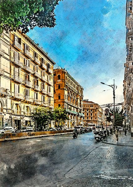 Neapol Napoli Italy city art #Napoli by JBJart Justyna Jaszke