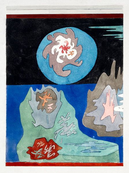 Au pays des pierres précieuses (1929), peinture de Paul Klee. par Dina Dankers