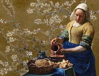 Het Melkmeisje en de amandelbloesem - gold edition