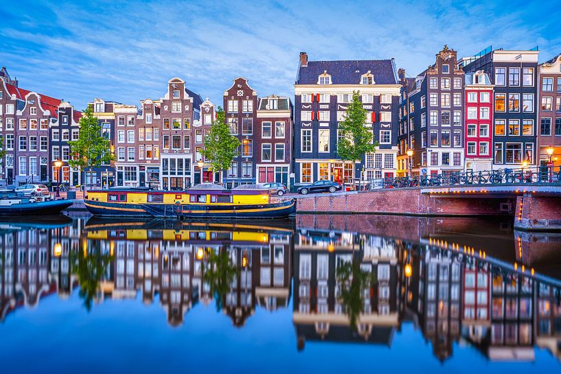 Singel-Kanal in Amsterdam von Thea.Photo