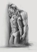 Fragile and tender Loved ones greyscale