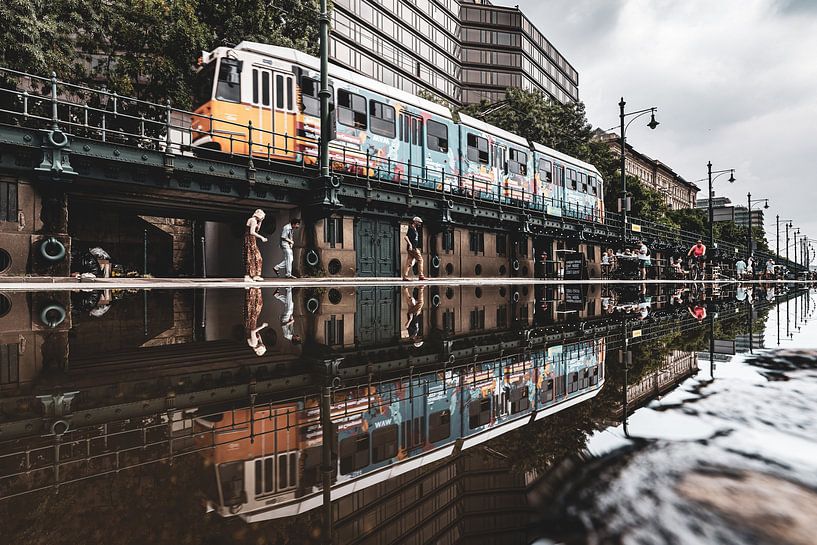 Die Alte Straßenbahhn von Budapest von Roland Brack