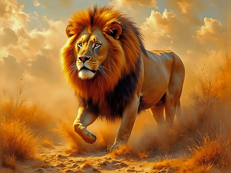 Le regard du lion par Babetts Bildergalerie