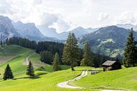 Wanderweg durch die italienische Landschaft