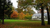 Orangery in autumn atmosphere