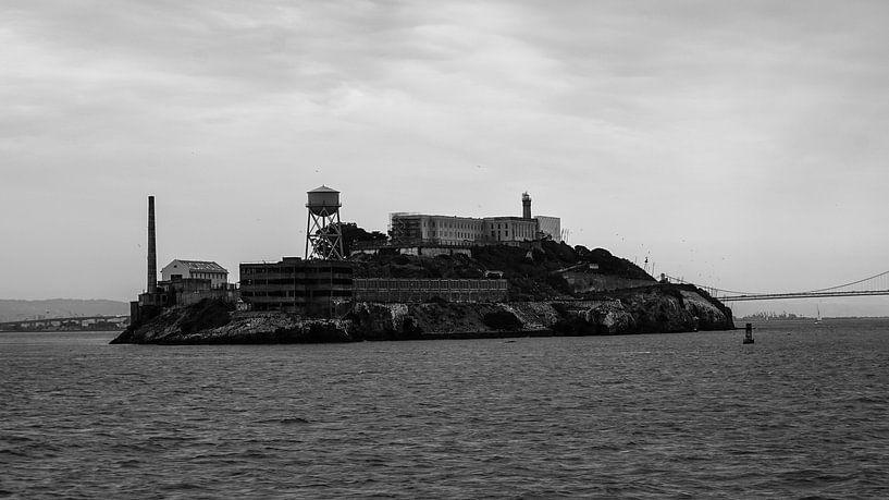 Prison Alcatraz in Black and White | United States | America Travel Photography by Dohi Media