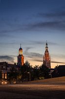 Breda sunset Grote Kerk Centrum