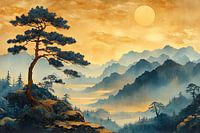 art scénique paysage japonais