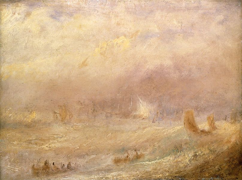 William Turner. A View of Deal, Kent by 1000 Schilderijen