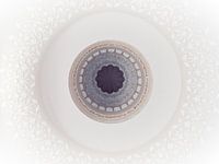 Ornement de lampe dans la mosquée Sheik Zayed