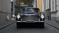 Aston Martin DB5 in an alley in downtown breda