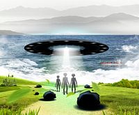 Photoshop: Aliens Kunst