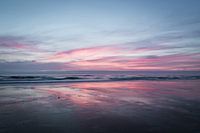 Zonsondergang aan zee